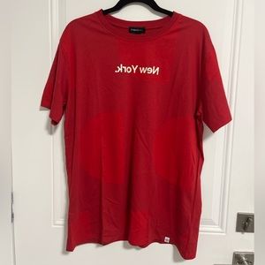 Desigual Adult Short Sleeve T Shirt “New York” - Made in Portugal-Men L/Women XL